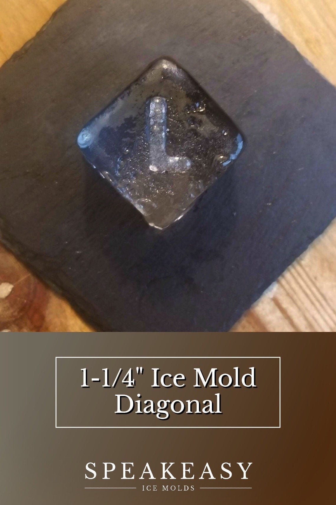Mini monogram whiskey ice cubes, Custom silicone ice mold, Custom whiskey gift, Personalized gift for him, 1-1/4" custom whiskey ice cubes