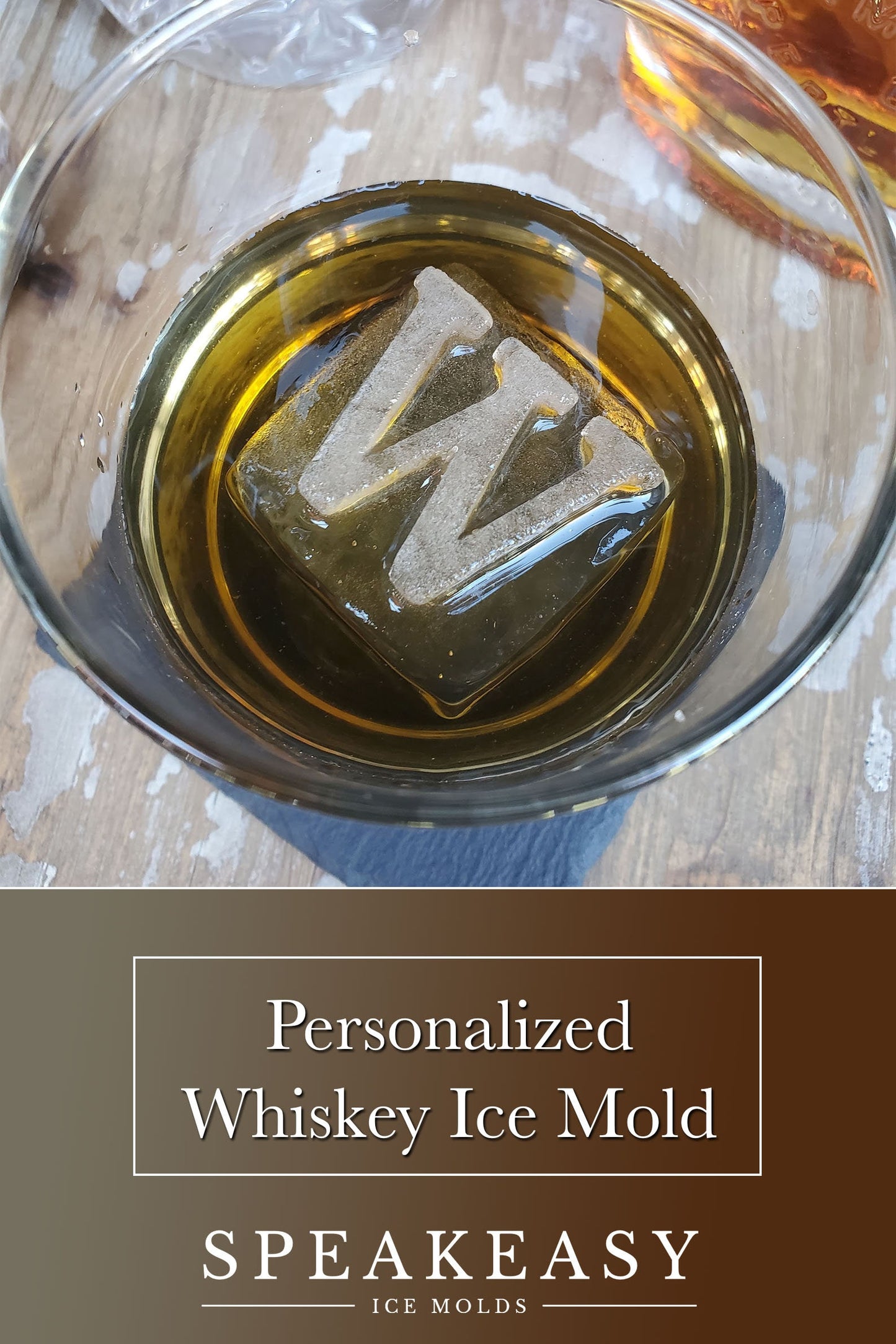 Holiday 2023 gift idea for boss, dad, brother, husband | Custom silicone ice mold, Personalized whiskey ice cubes, Mens Christmas gift idea
