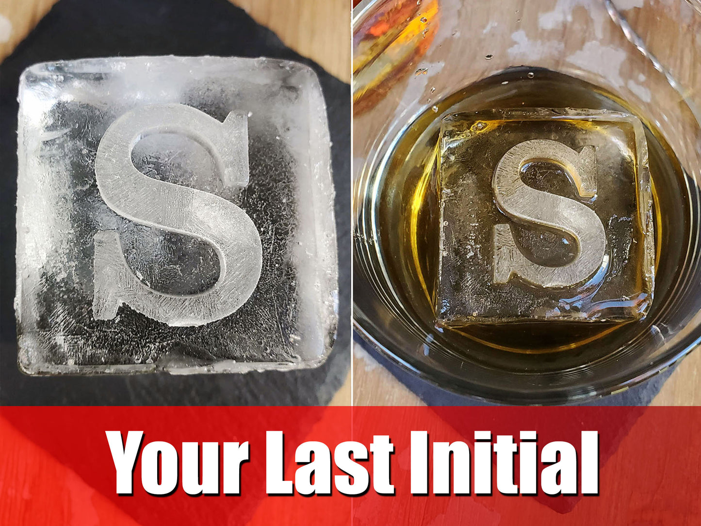 Fathers Day gift idea for hard-to-shop-for guys 2023 | Custom silicone whiskey ice cube mold, Personalized whiskey gift, Monogram Ice mold