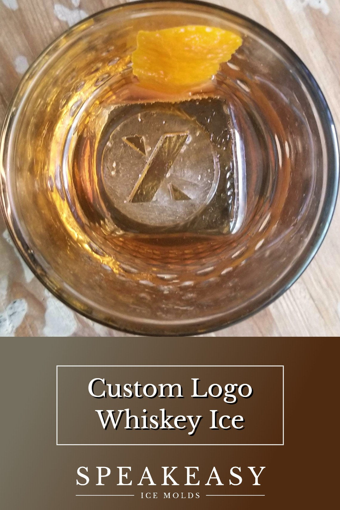 Personalized Whiskey Ice Cube Mold Create Your Own Custom 