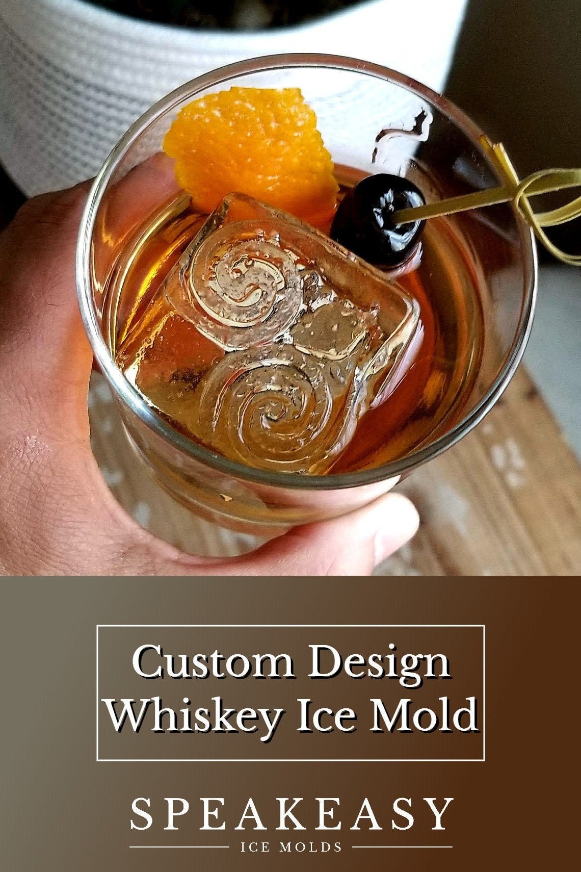 Custom design whiskey ice mold, Ice cubes based on your image, Logo ice cubes, Custom image silicone ice mold, Personalized logo whiskey ice